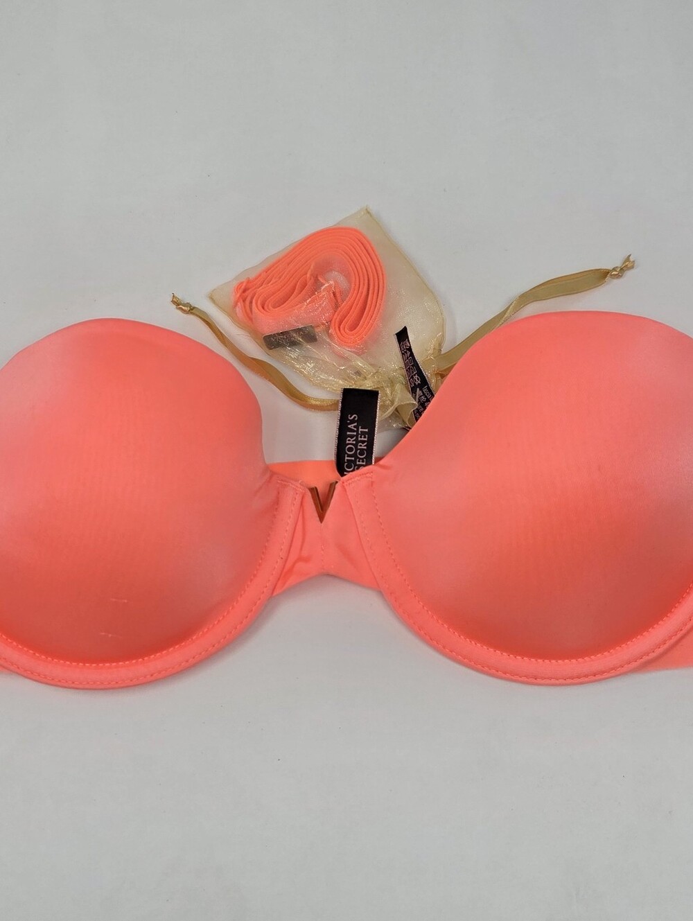 Victoria's Secret NEW 32C Multi-Way Orange Pink Bra